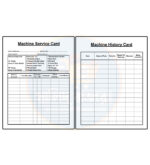 গার্মেন্টস মেশিন হিস্ট্রি ও সার্ভিস কার্ড (Machine History & Service Card) - ২০০ পিসের বান্ডিল
